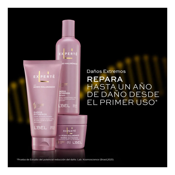 Shampoo Daños Extremos Ac. Hialur, Exlperté  L´bel