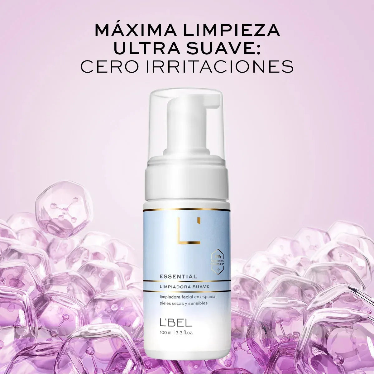 Limpiadora Facial En Espuma Parapieles Sensibles Y Seca Lbel