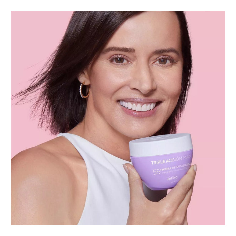 Crema Facial Hidra Nutritiva Triple Acción 55+ Esika