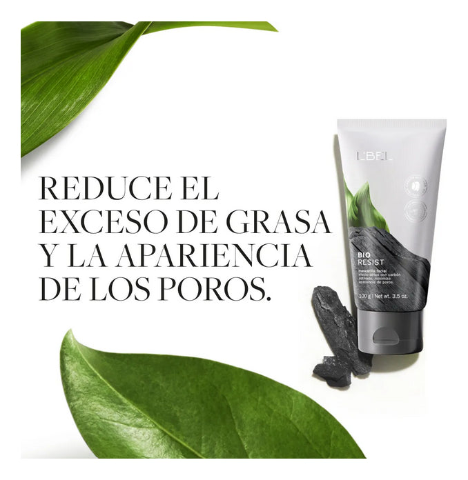 Mascarilla Facial Carbon Detox Minimiza Poros - Lbel