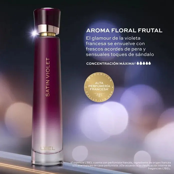 Satin Violet Para Mujer Lbel 50ml Perfume