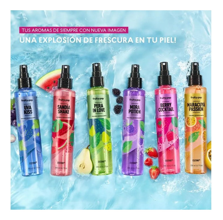 Colonia Fruitypop Mora Potion Para Mujer Cyzone 200ml