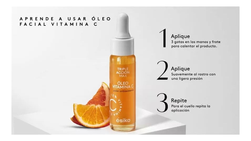 Óleo Facial Vitamina C Renueva La Piel 19ml Esika