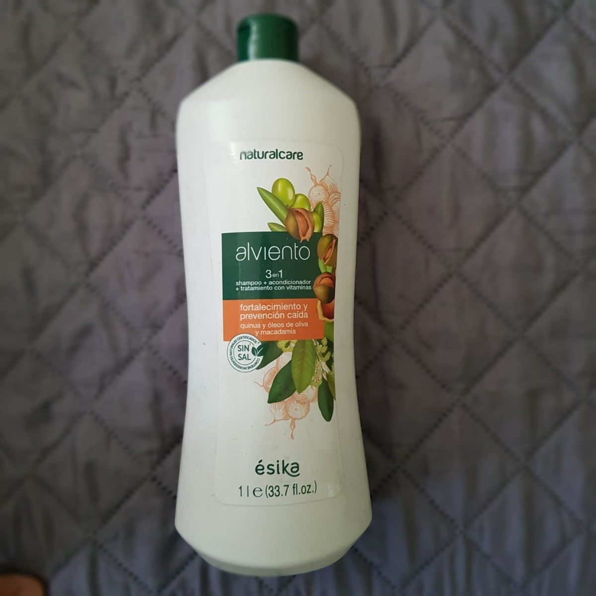 Shampoo Alviento 3 En 1 Fortalecimiento Y Prevención Caída