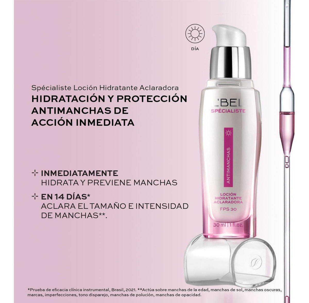 Crema Antimanchas Diurna Con Fps 30 Specialiste Lbel 30ml