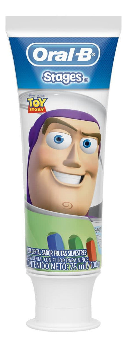 Pasta Dental Con Fluor Para Niños 0ral-b Princesas75ml/100gr