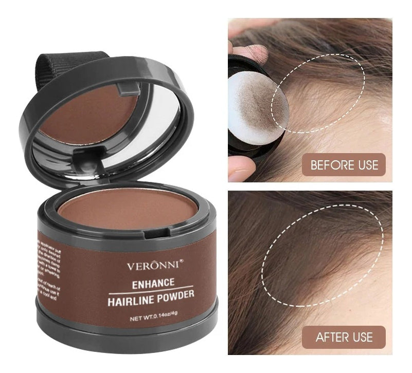 Polvo Capilar Con Aplicador Disimula Perdida De Cabello