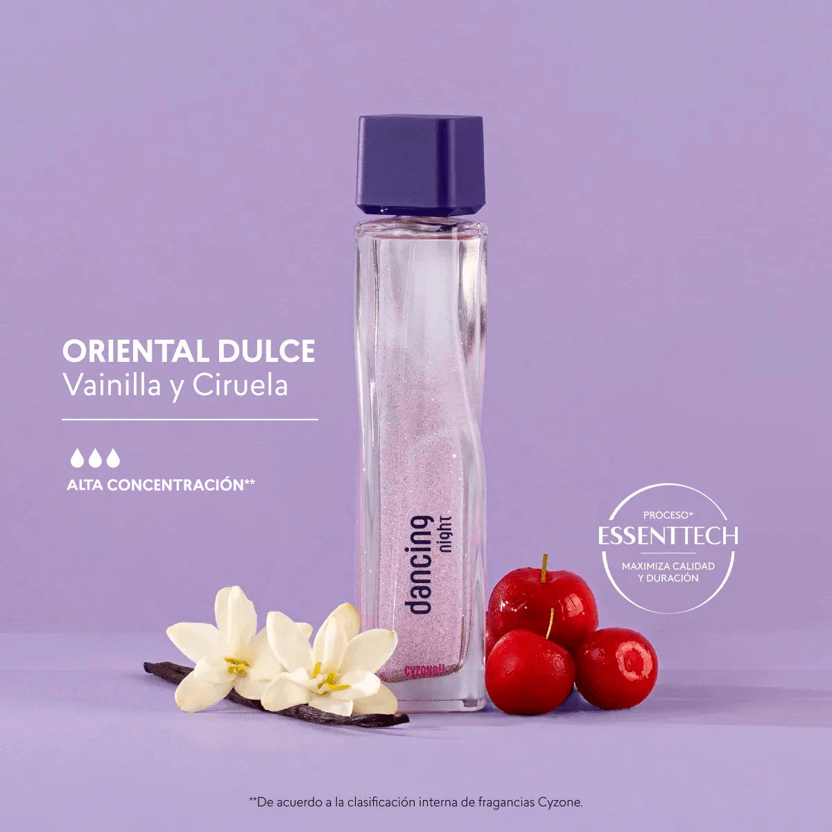 Perfume De Mujer Dancing Night De Cyzone 90 Ml.