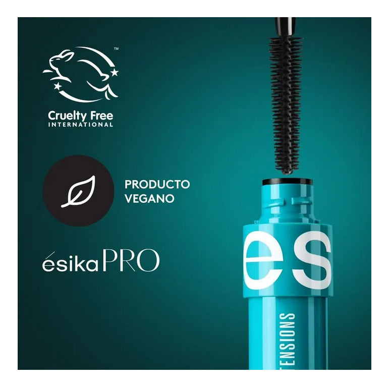 Mascara De Pestañas Mega Tubing Extensions Esika 8g Negro