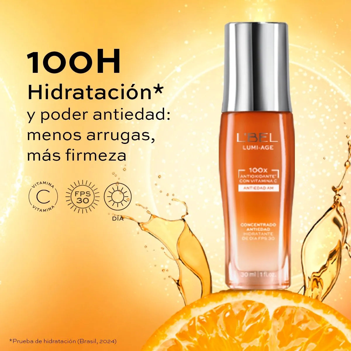 Concentrado Antiedad Hidratante Fps 30 Lumi-age Lbel 30ml