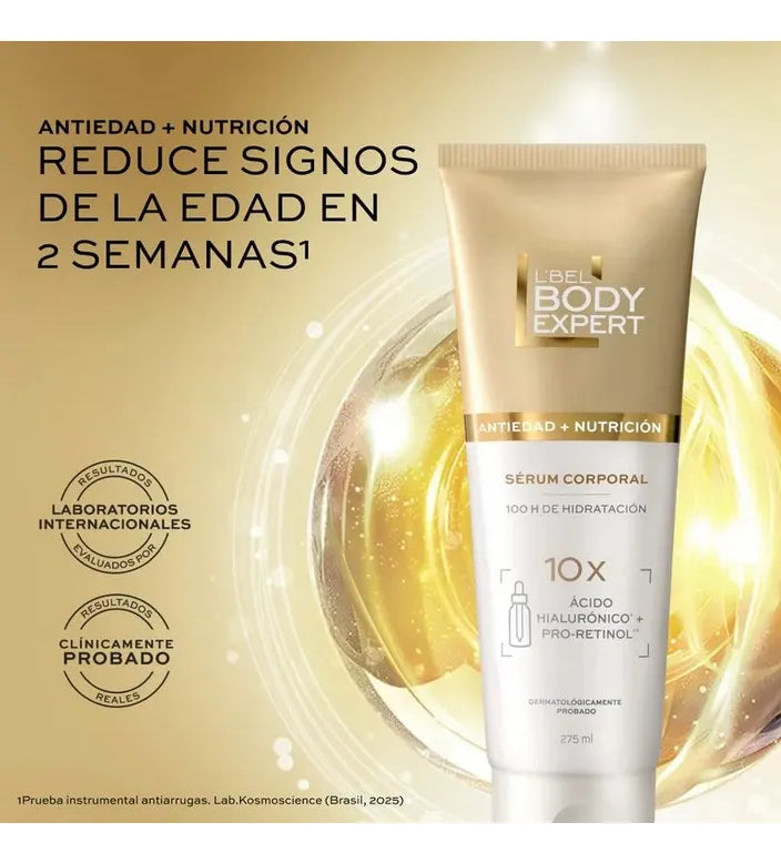 Serum Corporal Antiedad + Nutricion Body Expert Lbel 275ml