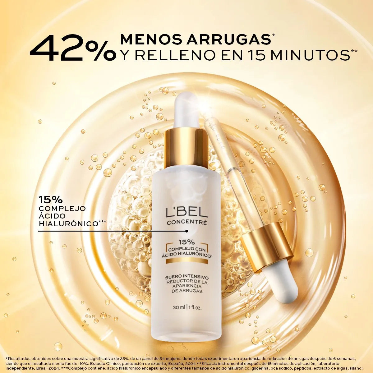 Suero Facial L'bel Hyaluronic Complex 30 Ml