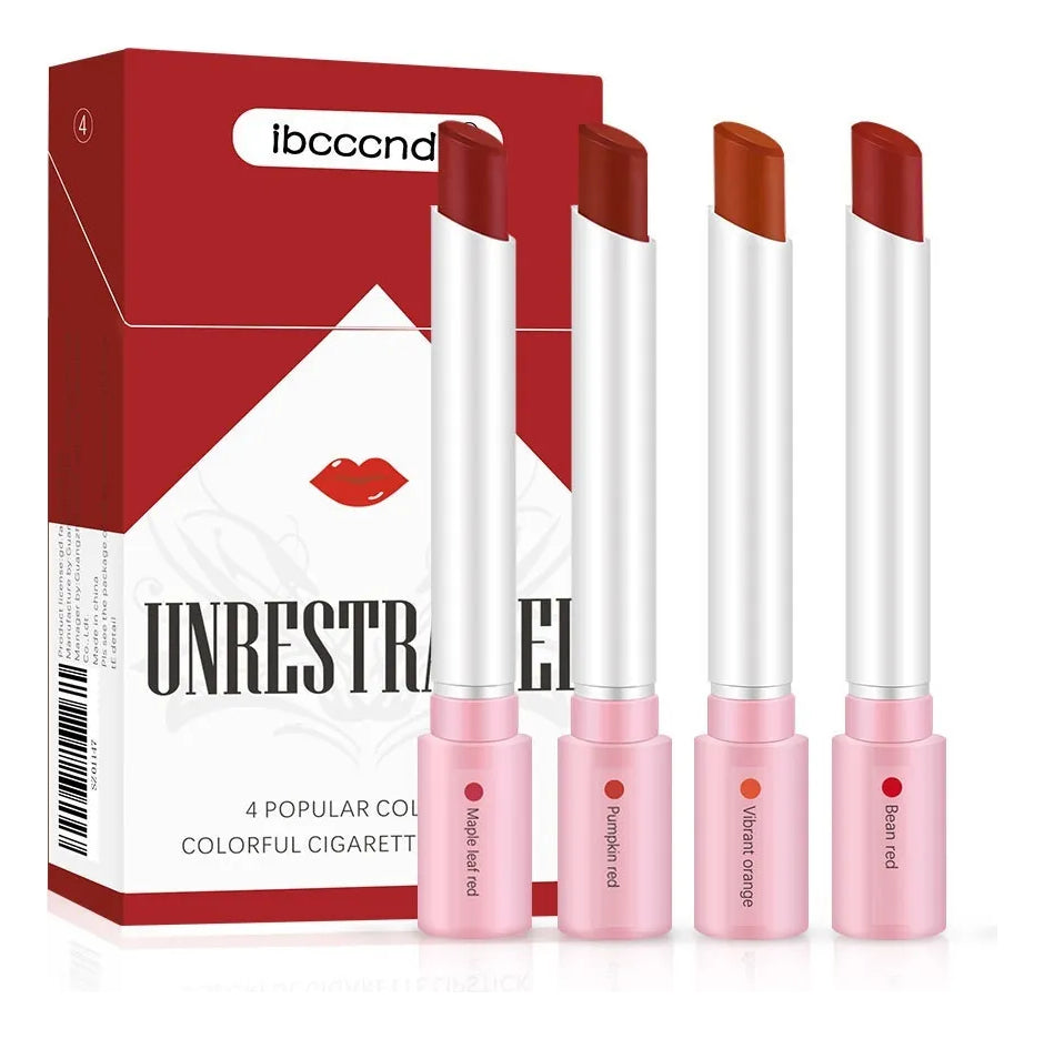 Set De 4 Labiales Cigarrillos De Larga Duración