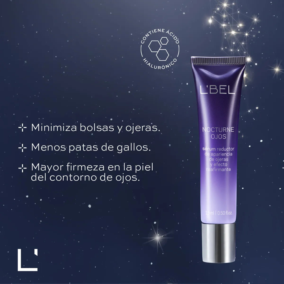 Nocturne Ojos Serum Reductor Con Acido Hialuronico Lbel