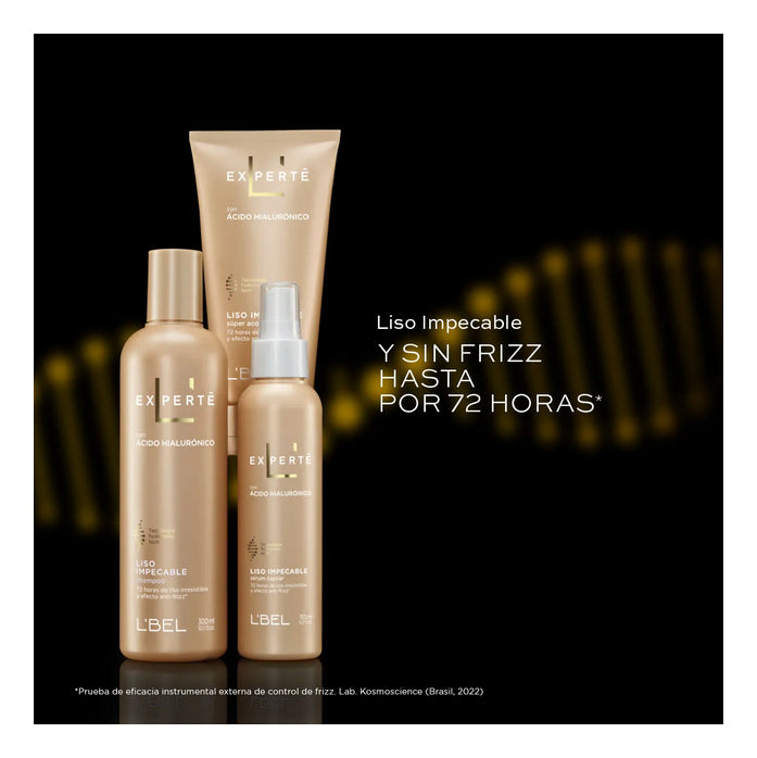 Shampoo Liso Impecable Ac. Hial. Exlperté L Bel
