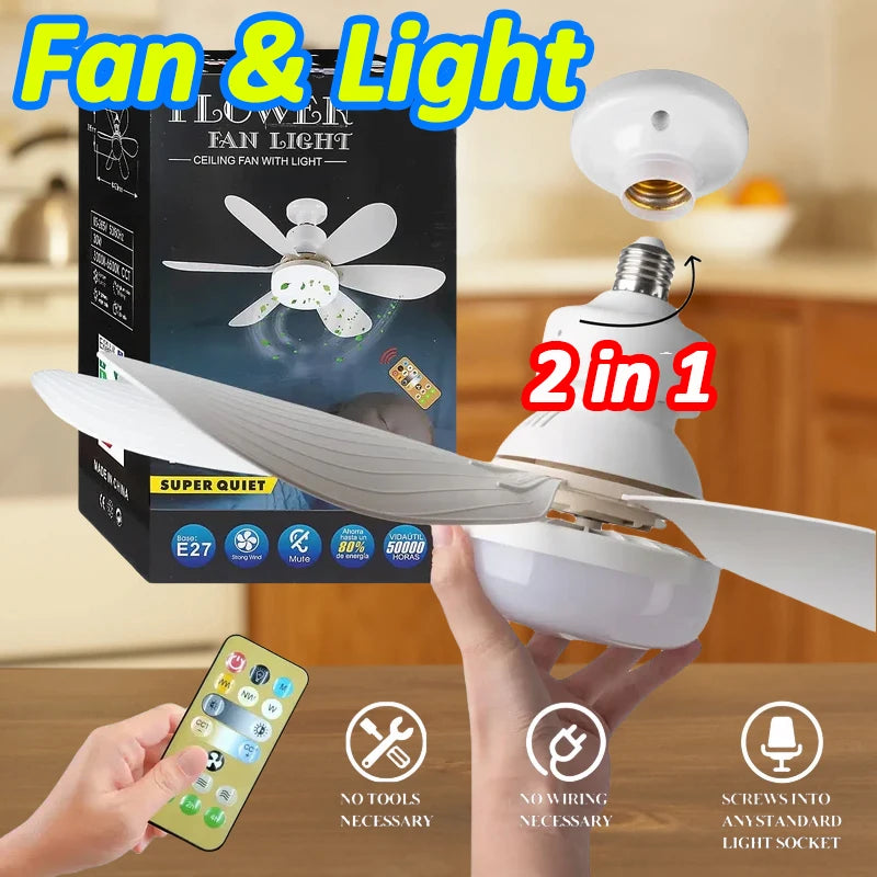 Flower - Fan & Light